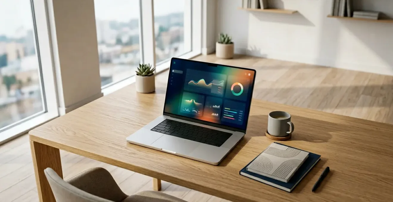 Dashboard financier et graphiques de trésorerie pour startup après levée de fonds