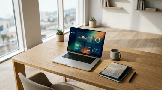 Dashboard financier et graphiques de trésorerie pour startup après levée de fonds