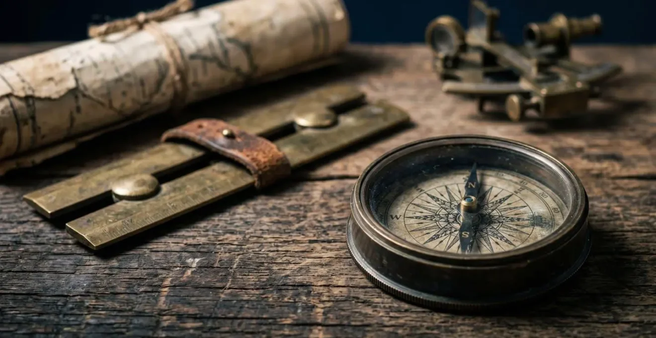 Métaphore visuelle du pivot stratégique et des signaux d'alerte du marché