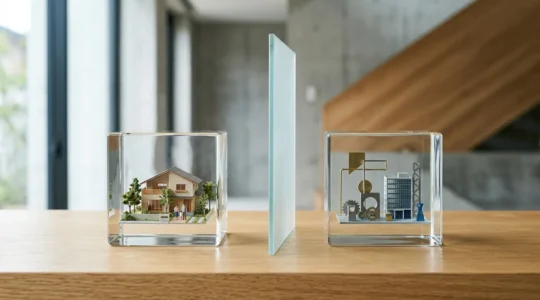 Protection symbolique du patrimoine personnel d'un entrepreneur avec séparation juridique automatique